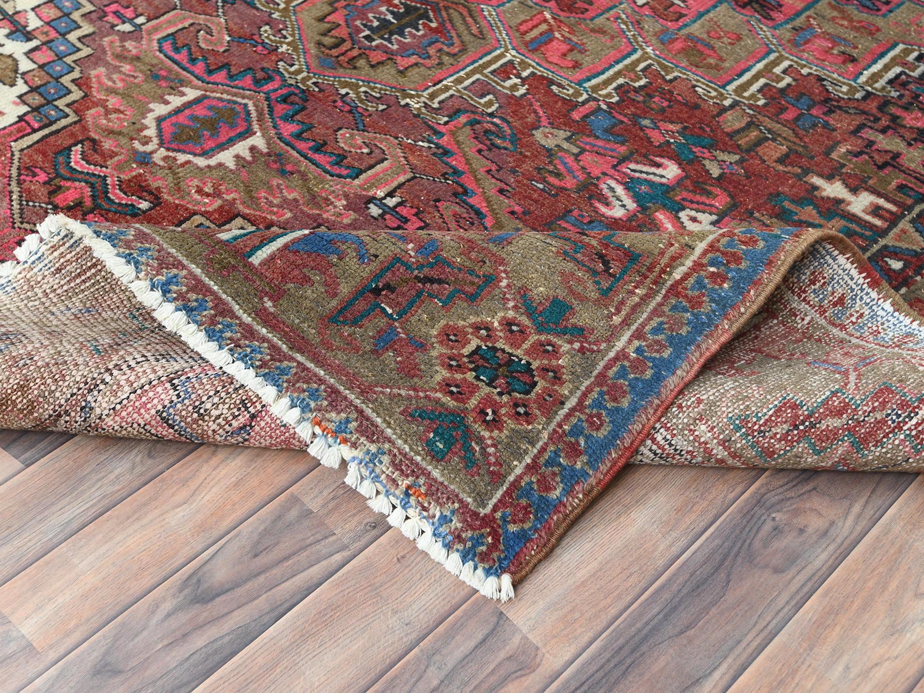 Overdyed & Vintage Rugs LUV741384